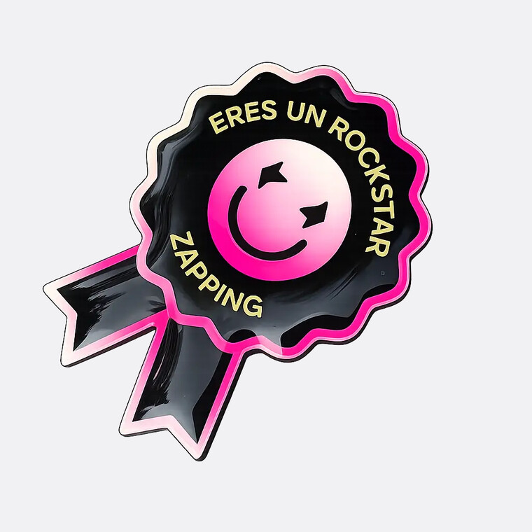 Pin insignia "Rockstar"