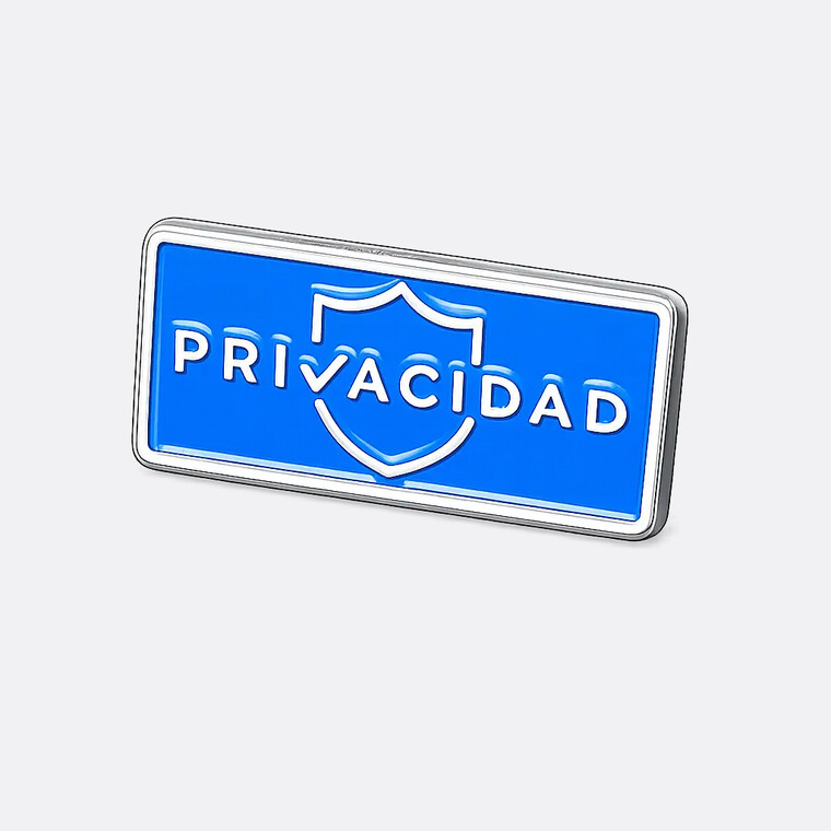 Pin "Privacidad"